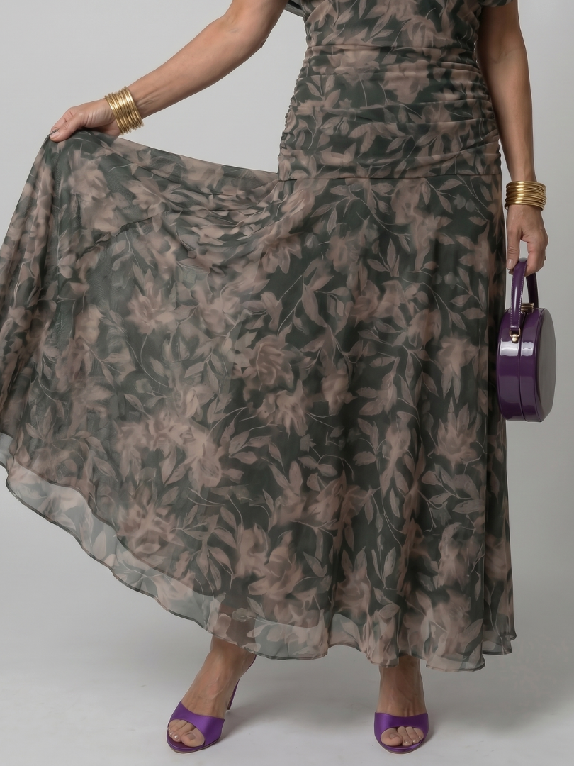 Evelina | Elegancka Sukienka Maxi na Jesień i na Wesele