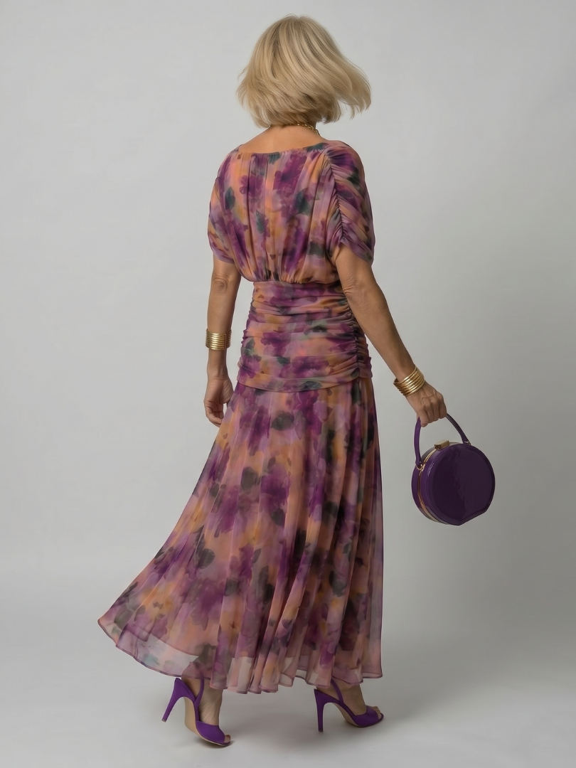 Evelina | Elegancka Sukienka Maxi na Jesień i na Wesele