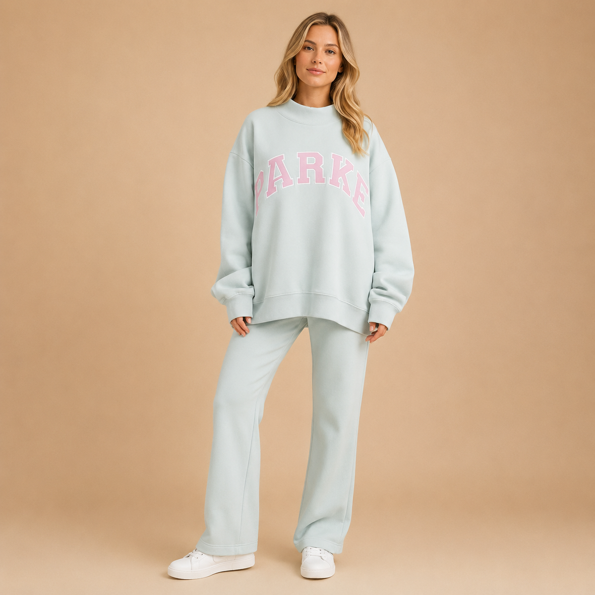 Gabriela | Bluza oversize z nadrukiem i długim rękawem