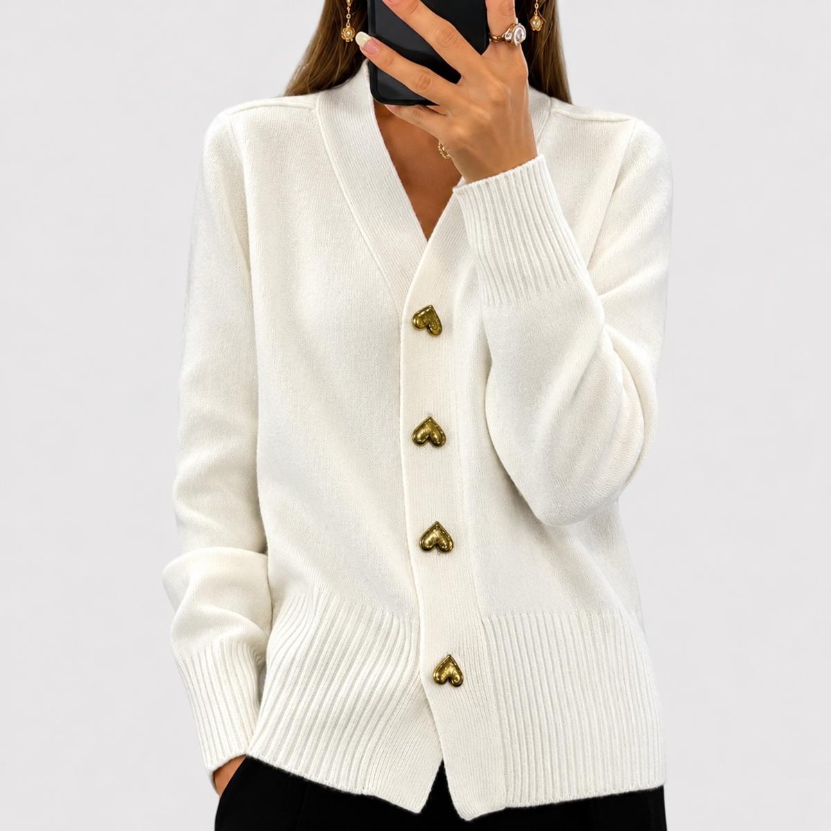 Lillyanne | Elegancki Sweter