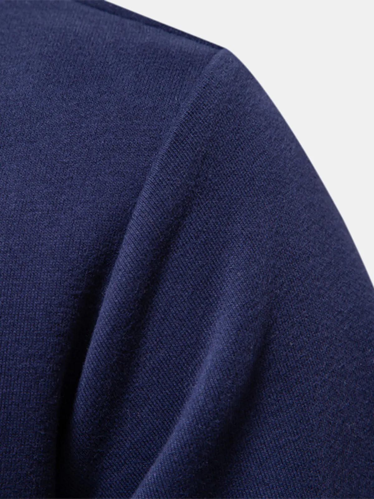 Bluza polo męska z długim rękawem i kołnierzykiem