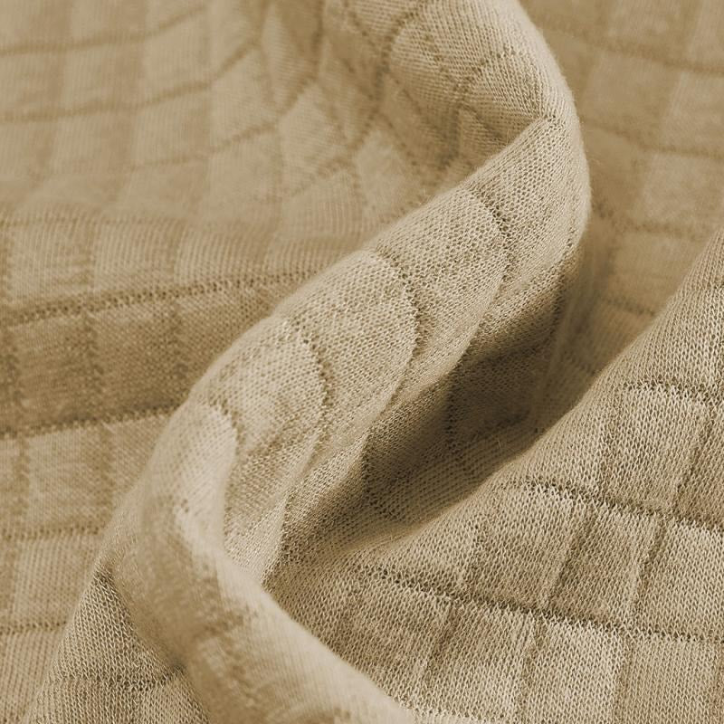 Sweter męski ze stójką na guziki z łatami na łokciach