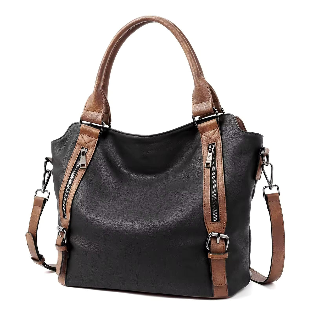 Torebka damska na ramię z ekoskóry z regulowanym paskiem