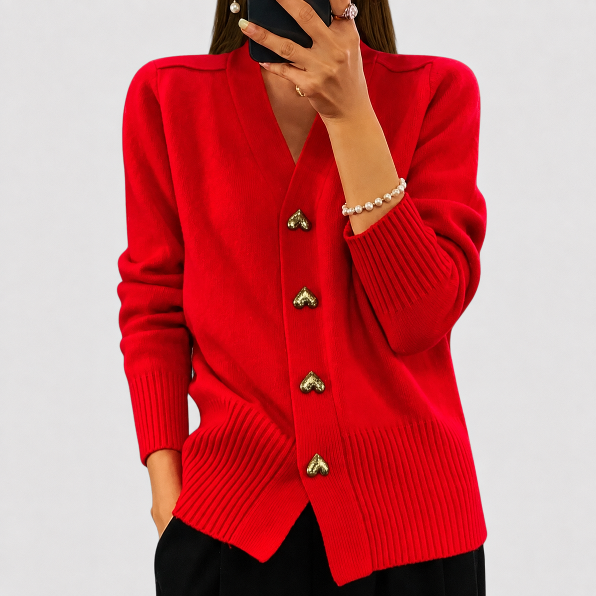 Lillyanne | Elegancki Sweter