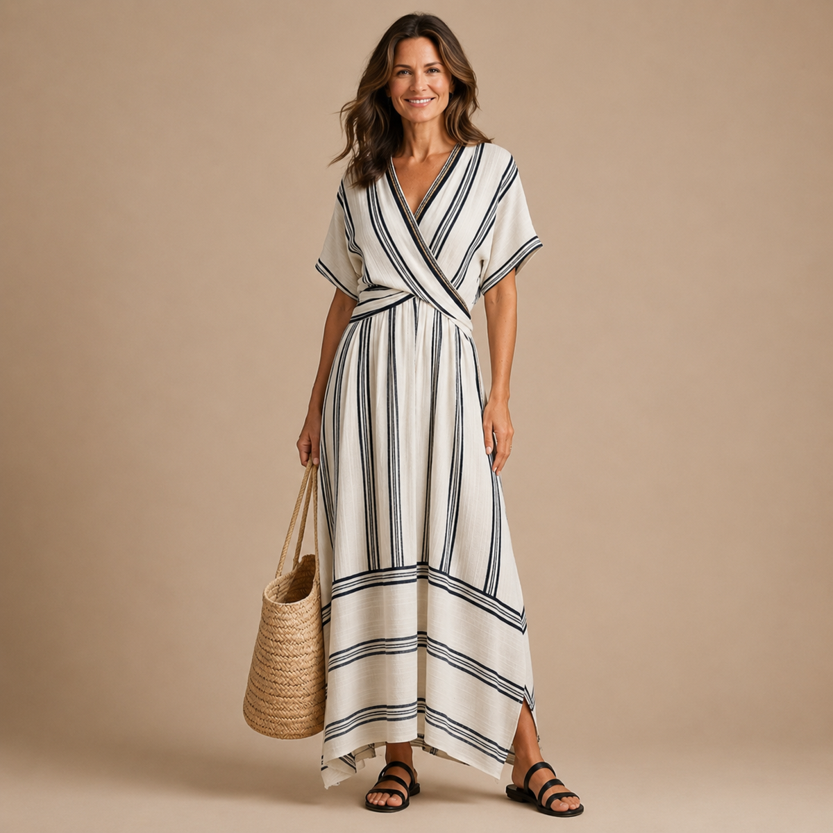 Monika | Elegancka Sukienka Maxi na jesień
