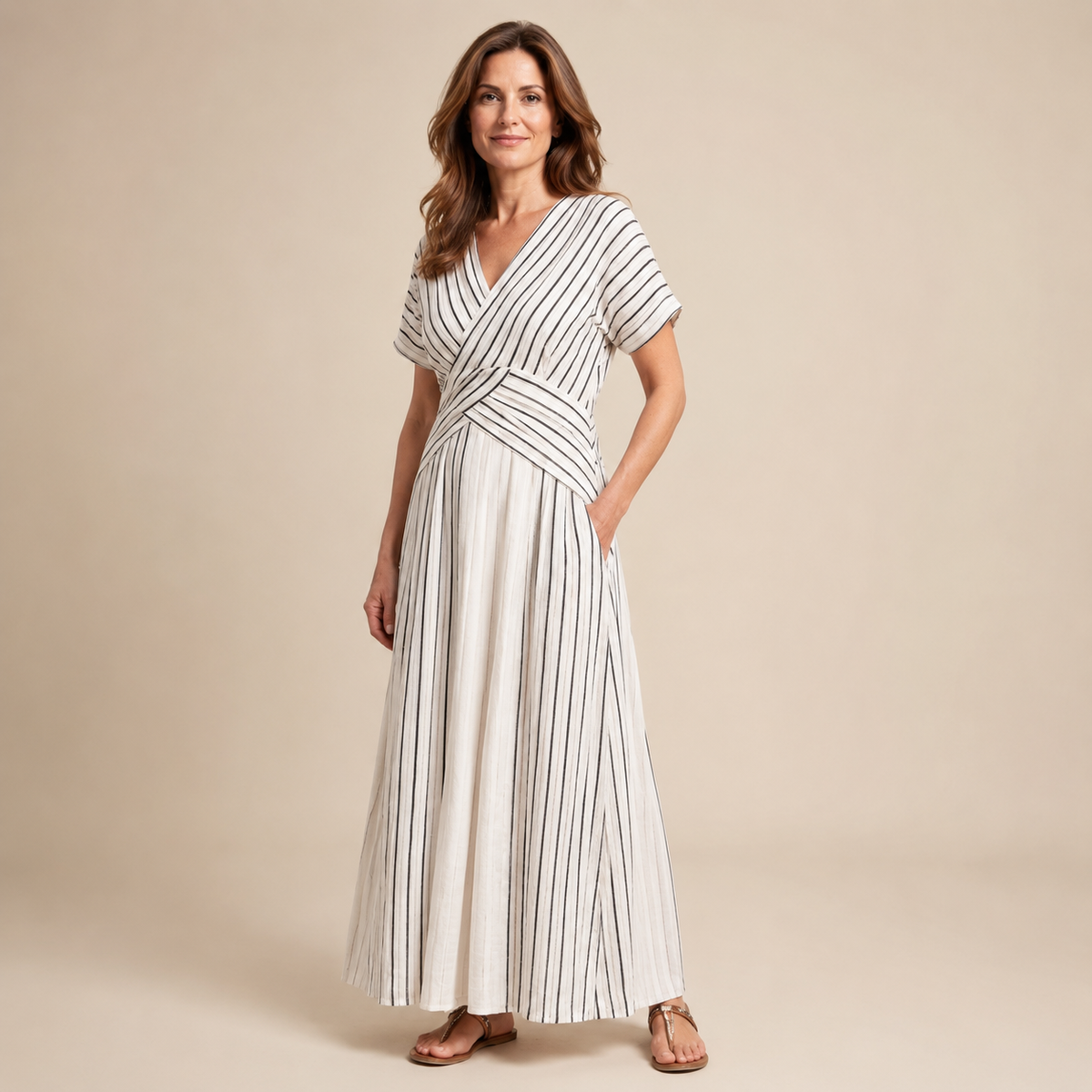 Martyna | Elegancka Sukienka Maxi na jesień i na wesele