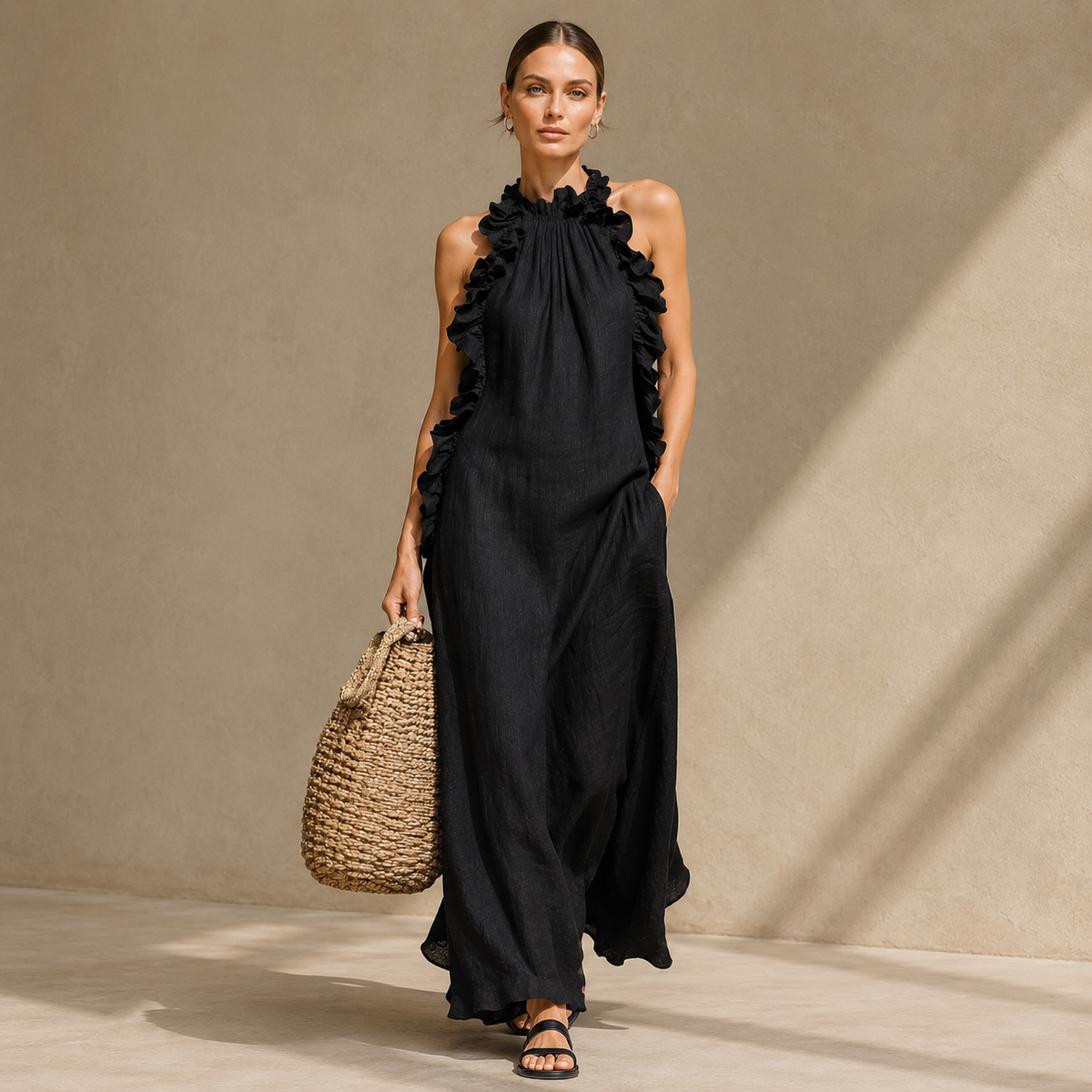 Amelia | Elegancka Sukienka Maxi na Jesień i na Wesele