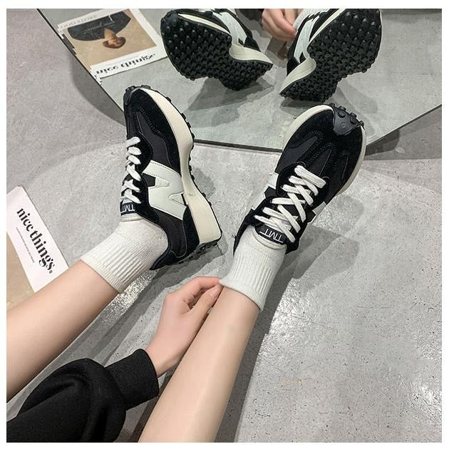 Sneakersy damskie lekkie na grubej podeszwie